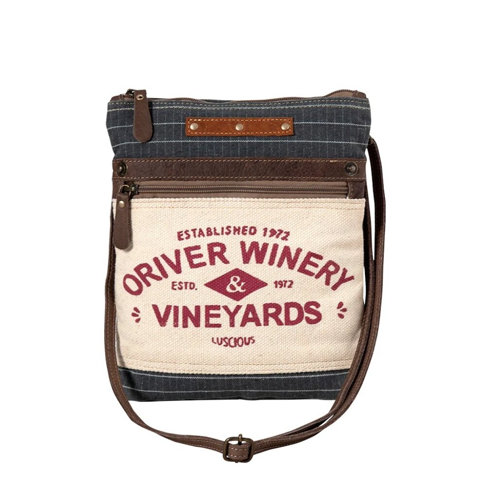 NWT Myra Oriver Winery Western Cross Body Bag Upcycled